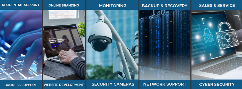 IT Real Simple Company Logo - Professional IT Services Background